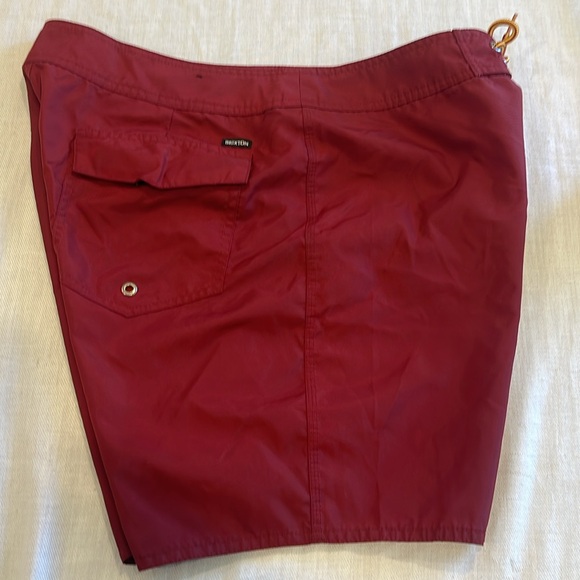 28004 Vintage Brixton Mfg. Nylon Green Board-shorts Men's 32 Oceanside Cali EUC - Picture 9 of 9